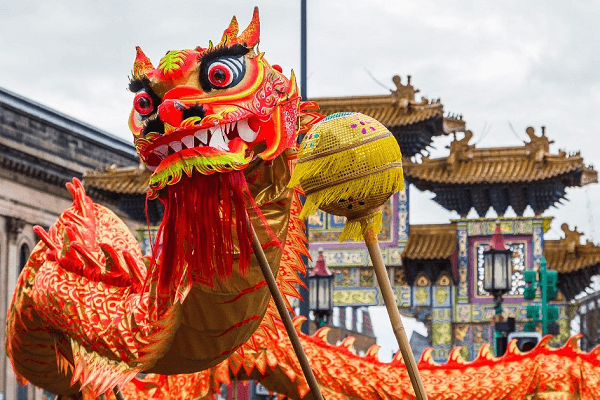 Chinese New Year parade in Liverpool 