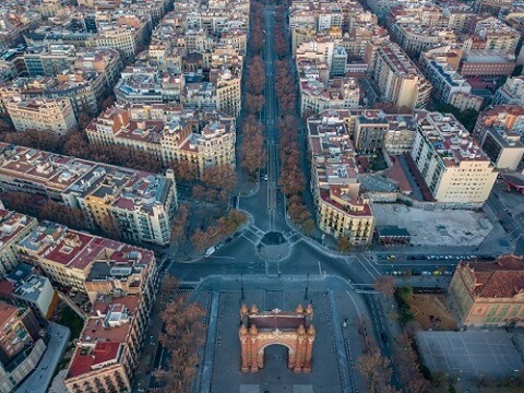 barcelona from above